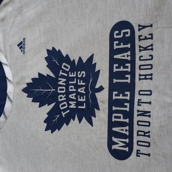 Toronto Maple Leafs adidas - Ladies Skate Lace Tee sz XL - Picture 5 of 10